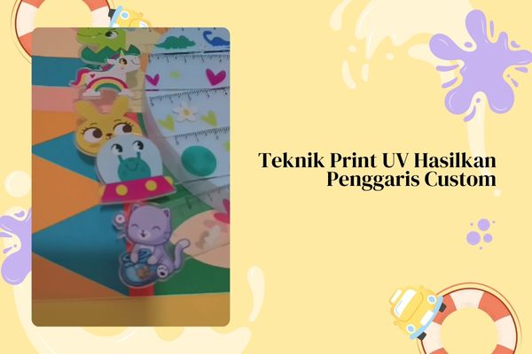 Teknik Print UV Hasilkan Penggaris Custom